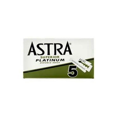 CUCHILLAS PLATINIUM (CAJA DE 5) ASTRA